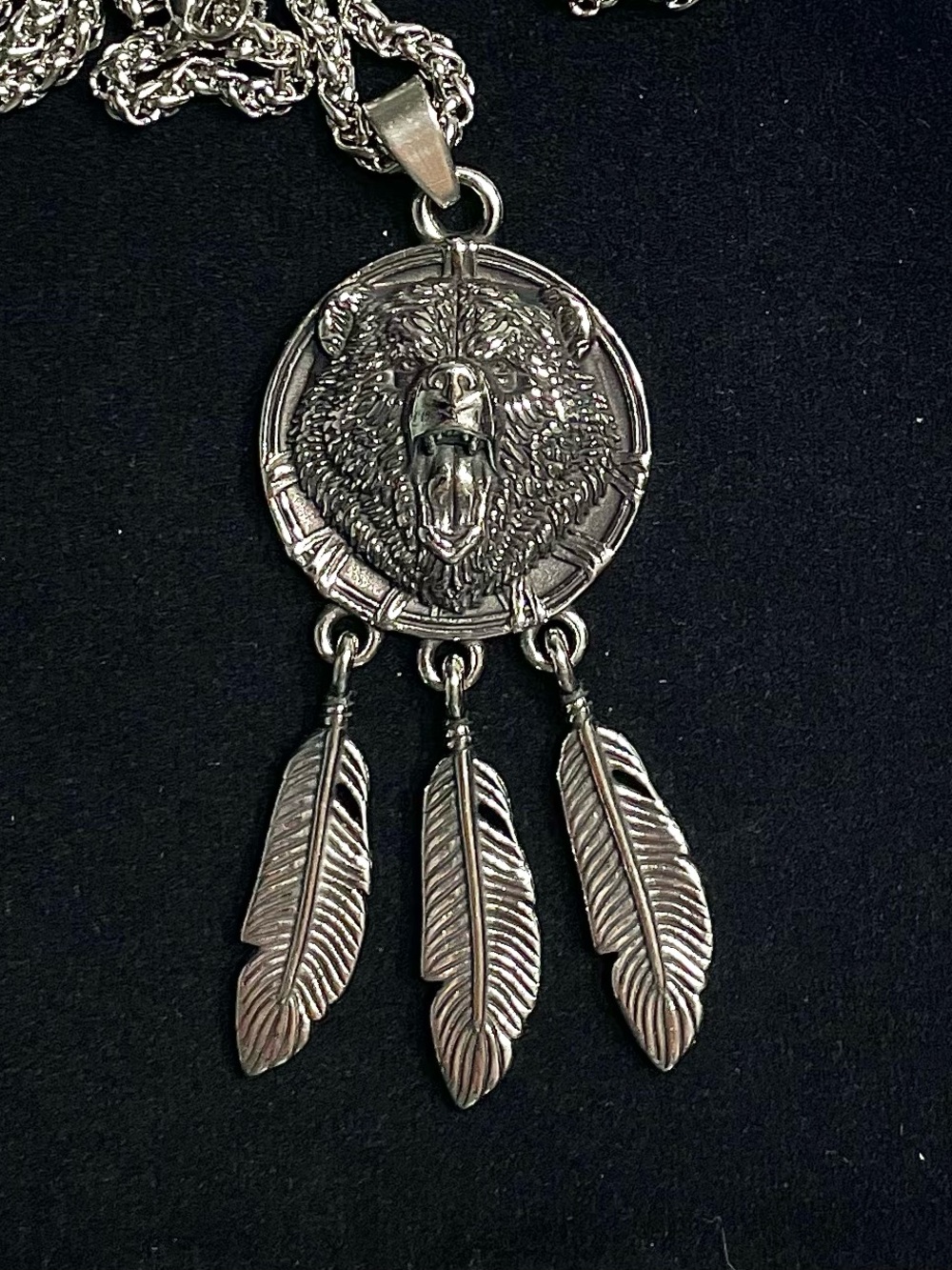 SS Bear Necklace